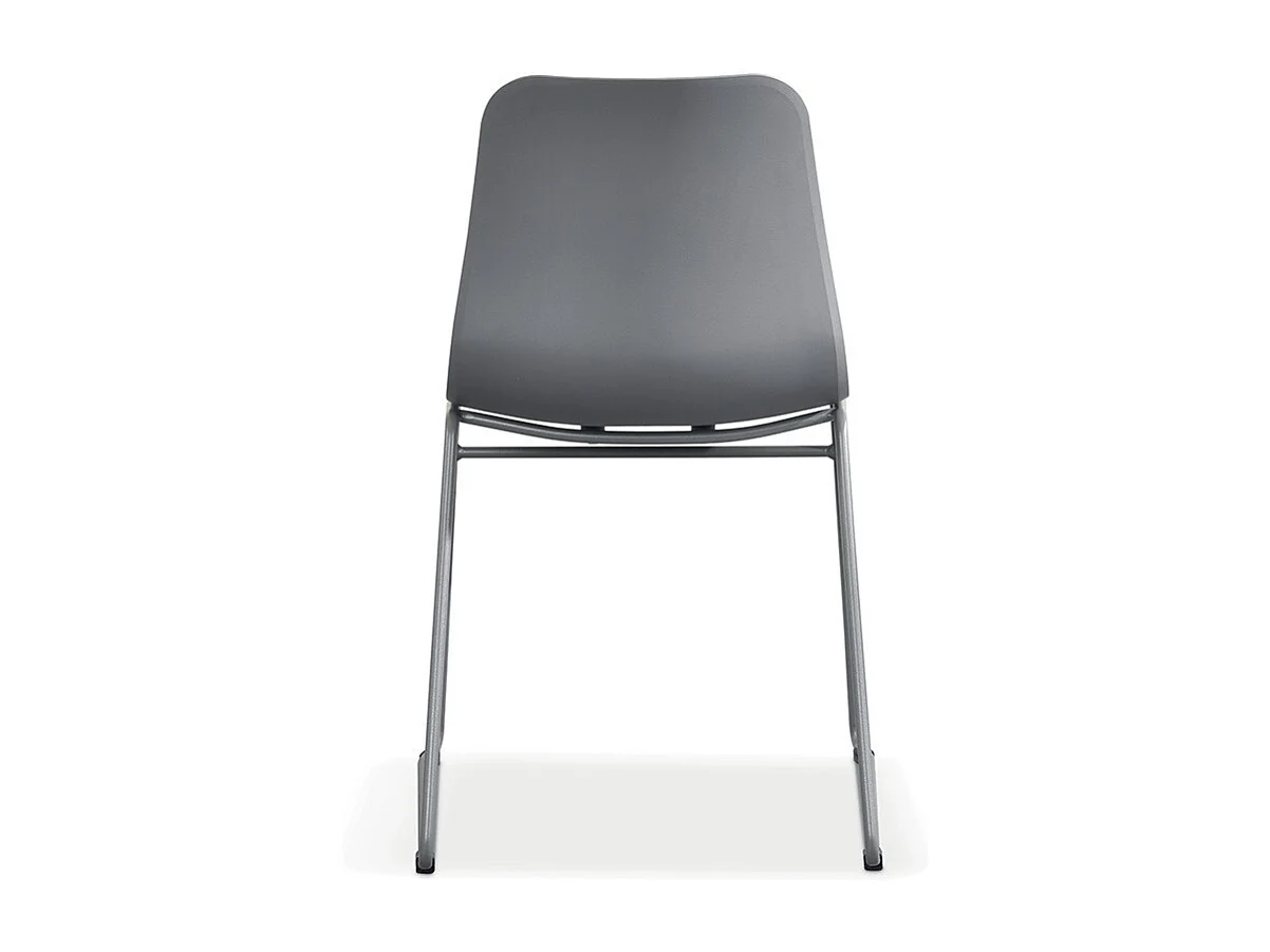 Cadeira de polipropileno MARIE para sala de jantar, bar e café, cor: cinza