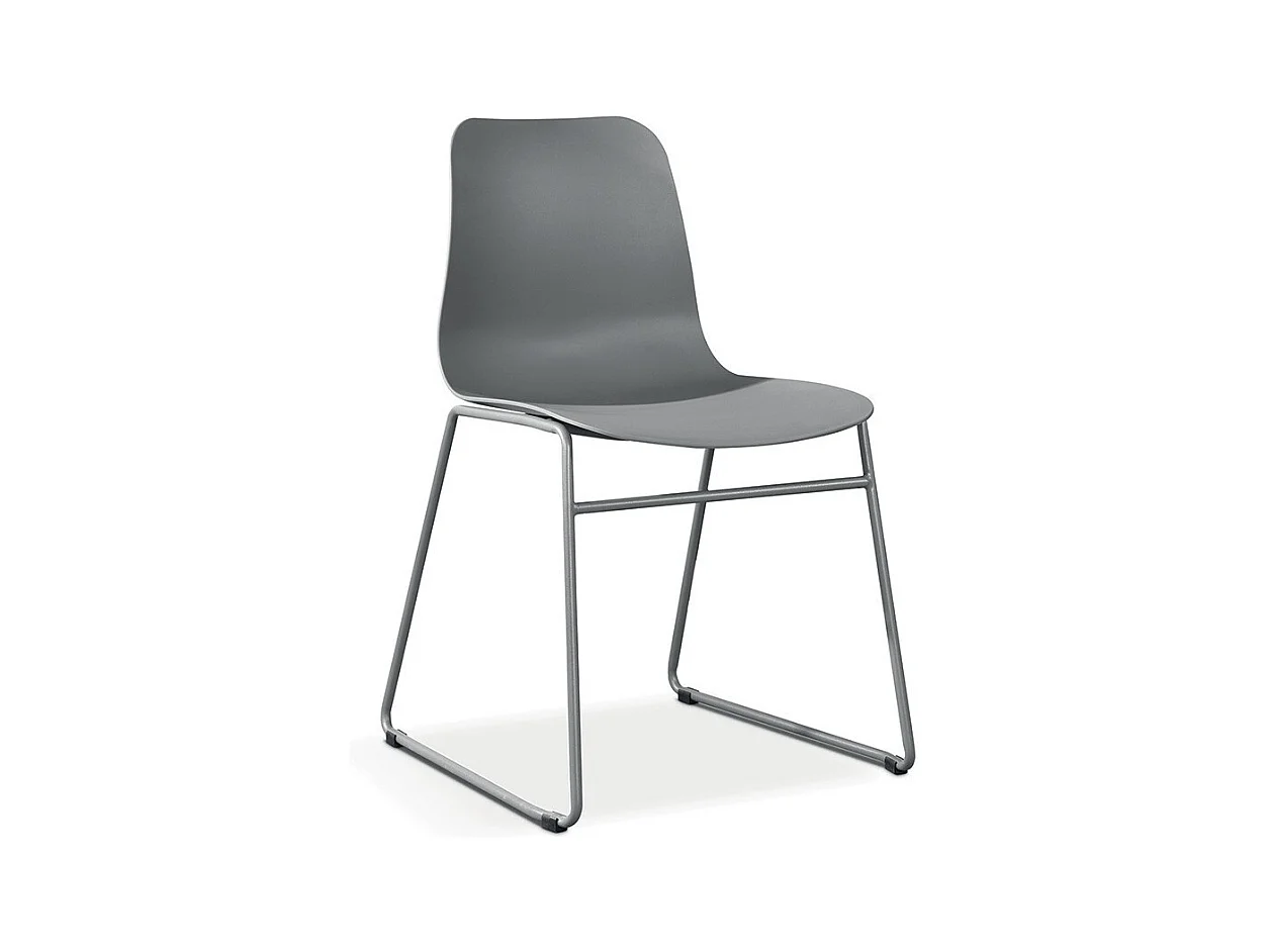 Chaise MARIE – Polypropylène gris