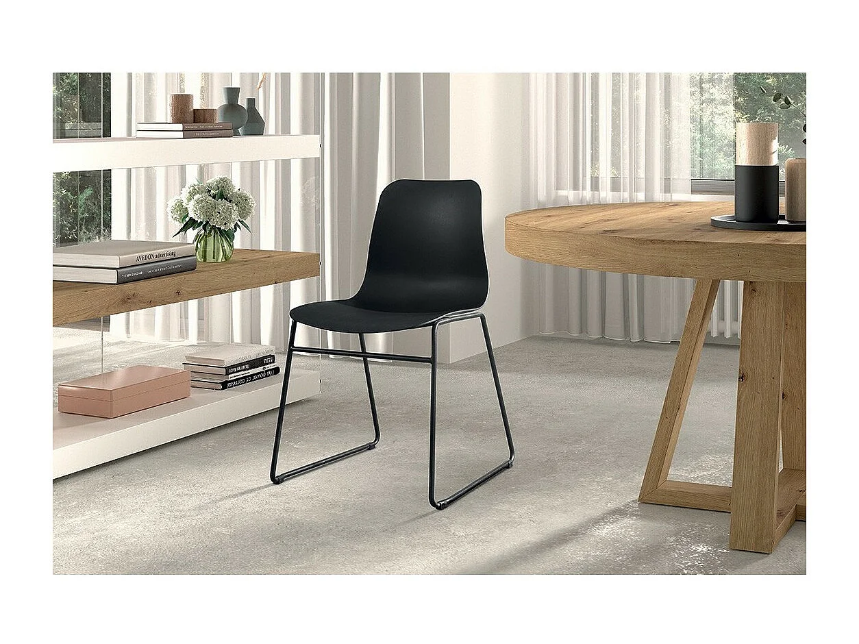 Chaise MARIE – Polypropylène noir