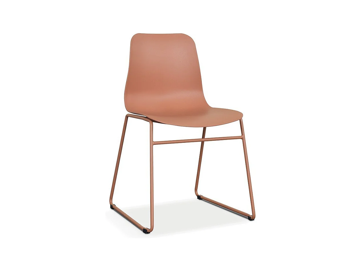 Chaise MARIE – Polypropylène terracotta