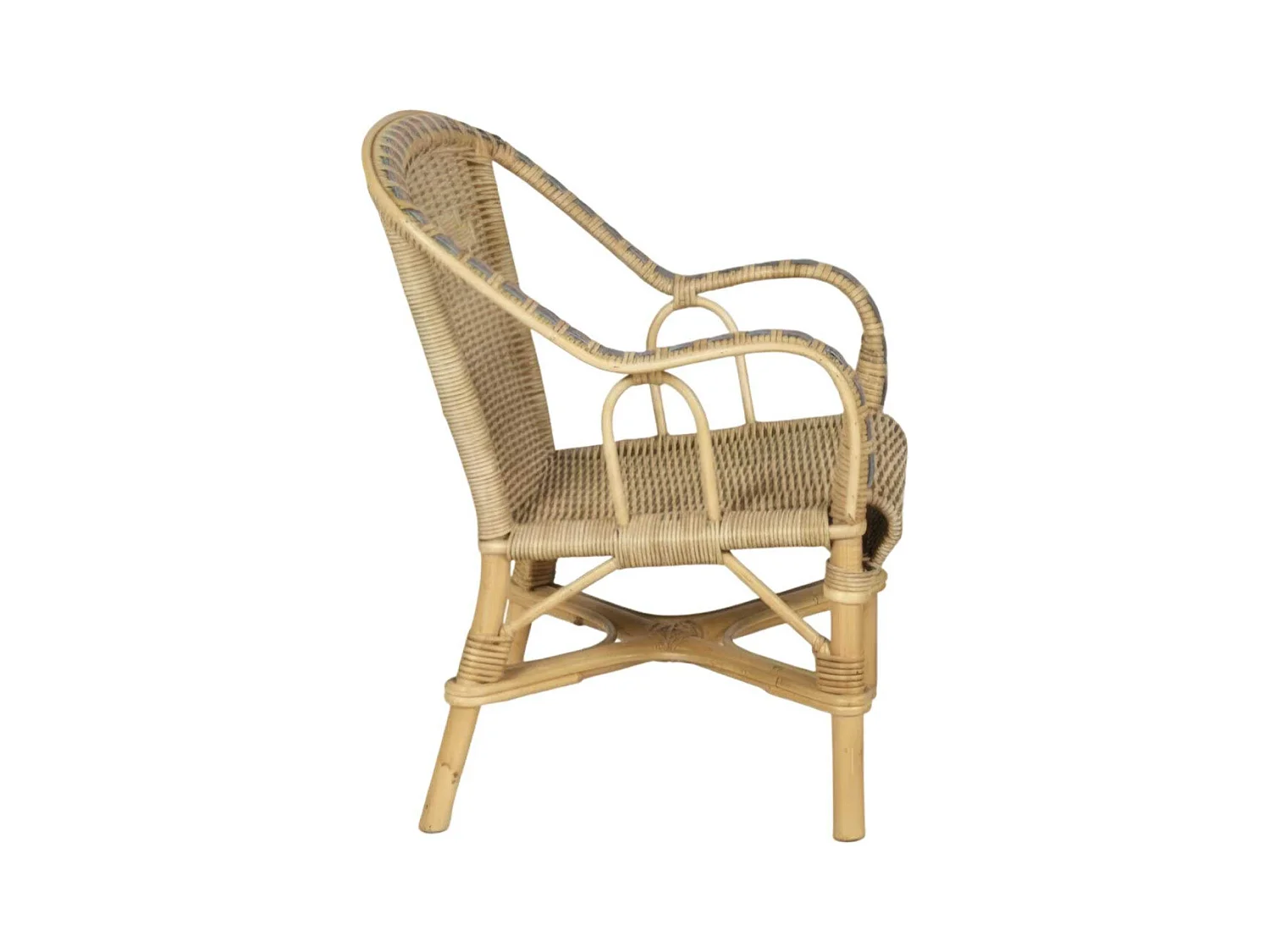 Fauteuil enfant en rotin Crapaud