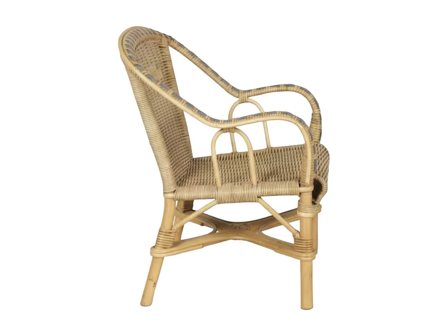 Fauteuil enfant en rotin Crapaud