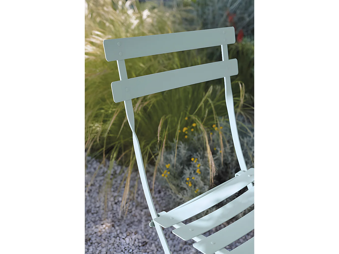 Silla de exterior plegable BISTRO color DEEP BLUE