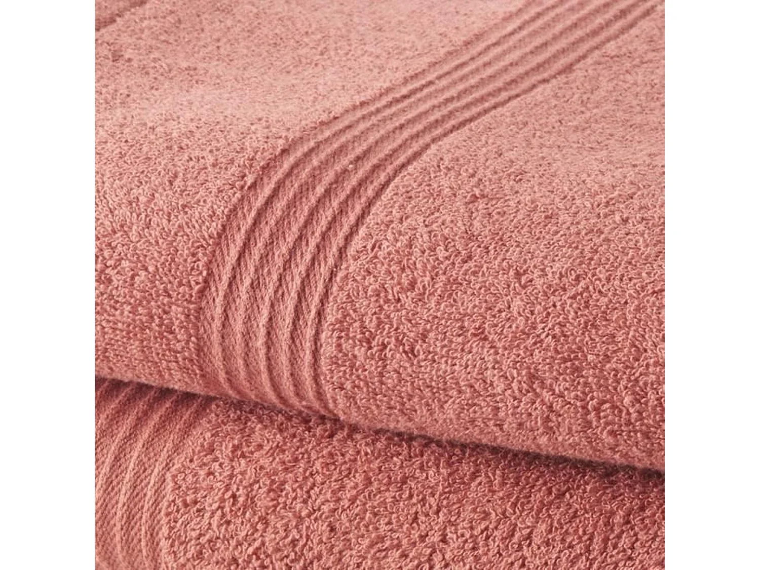 Set Badhanddoeken 100% katoen Terracotta TODAY - Set van 2