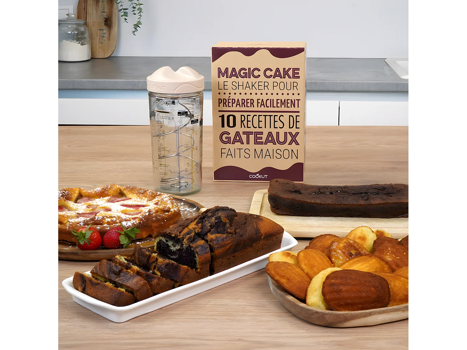 Magic cake - shaker à gâteaux Transparent  Cookut