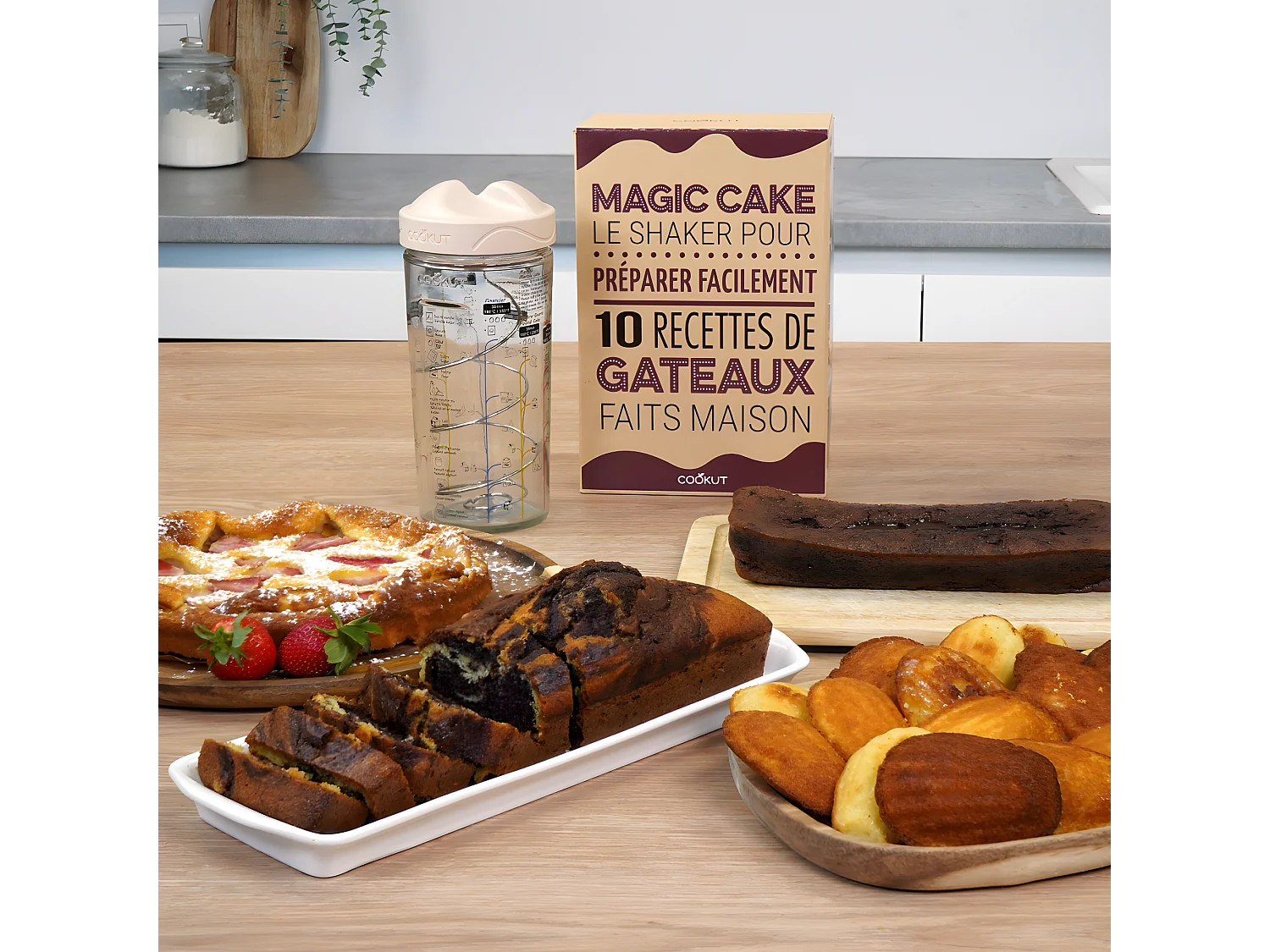 Magic cake - shaker à gâteaux Transparent  Cookut