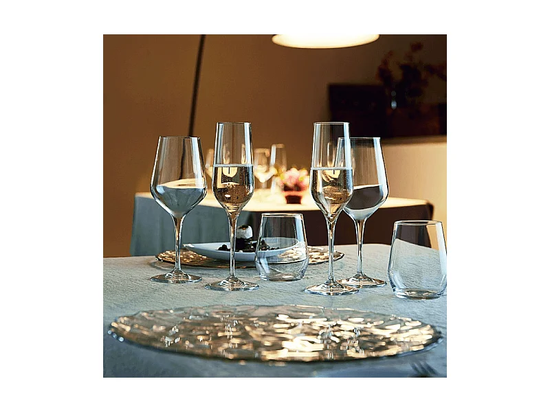 Juego de 6 Copas de Cristal Grandes 550 cc