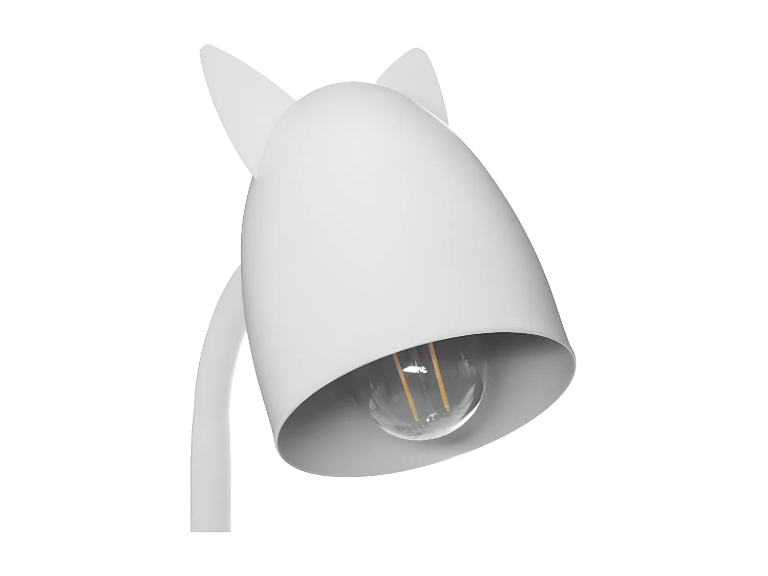 Lampe à Poser en Métal "Oreilles" 31cm Blanc