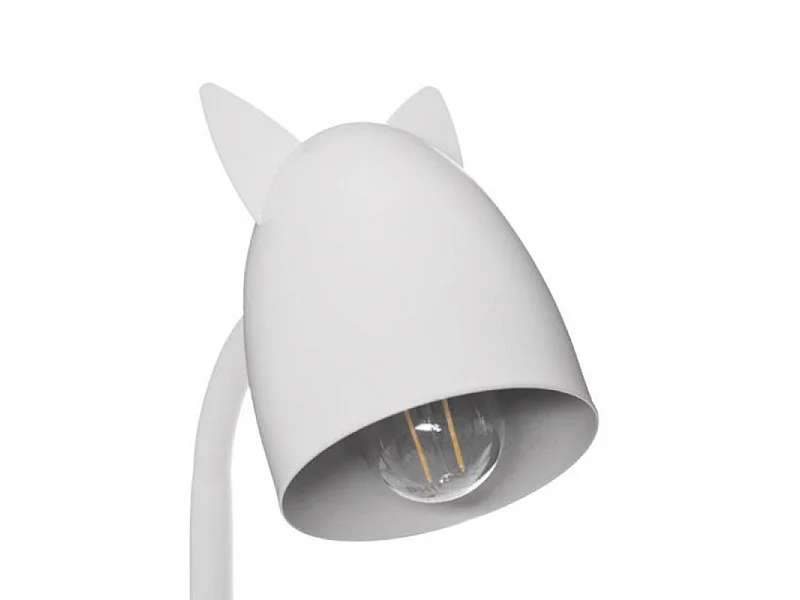 Lampe à Poser en Métal "Oreilles" 31cm Blanc
