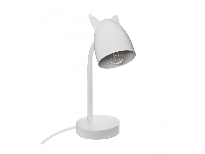 Lampe à Poser en Métal "Oreilles" 31cm Blanc