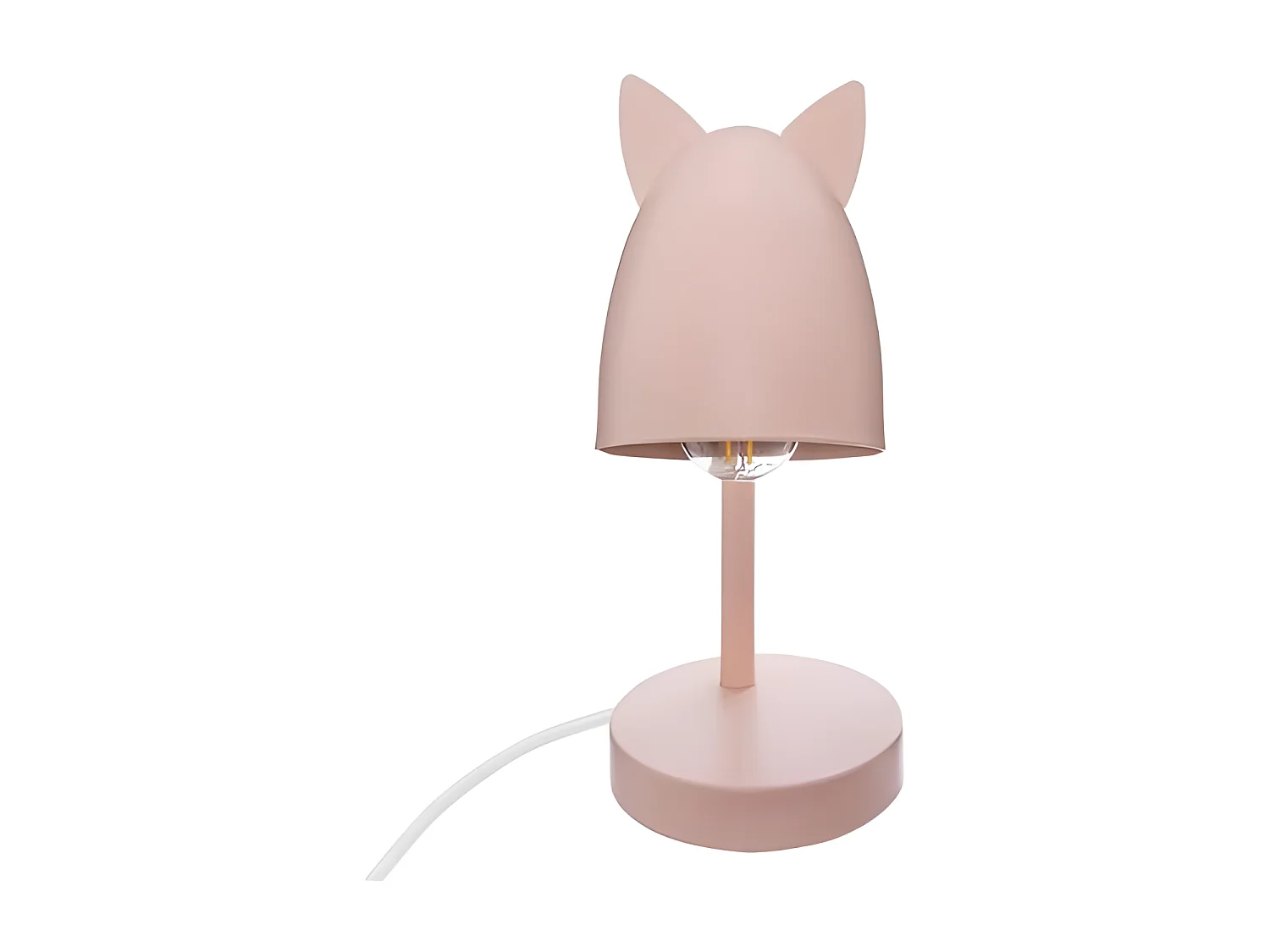 Tischlampe Metall rosa 31x18x12,5cm