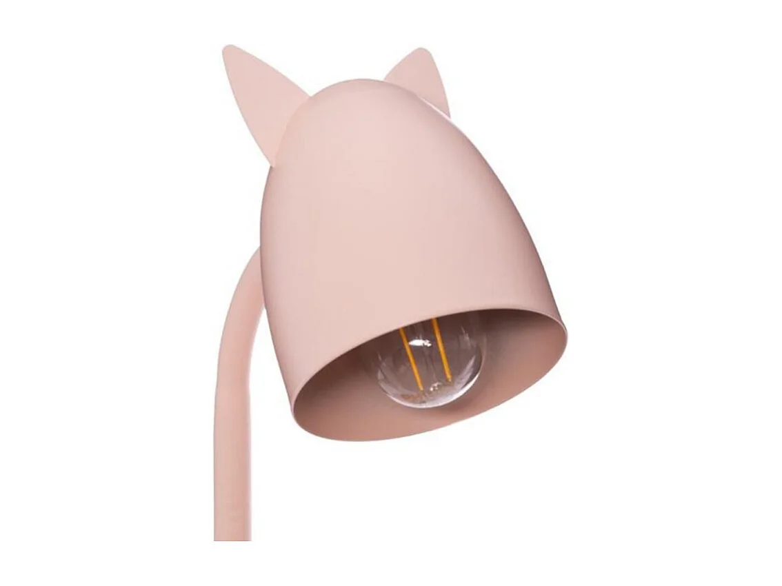 Tischlampe Metall rosa 31x18x12,5cm