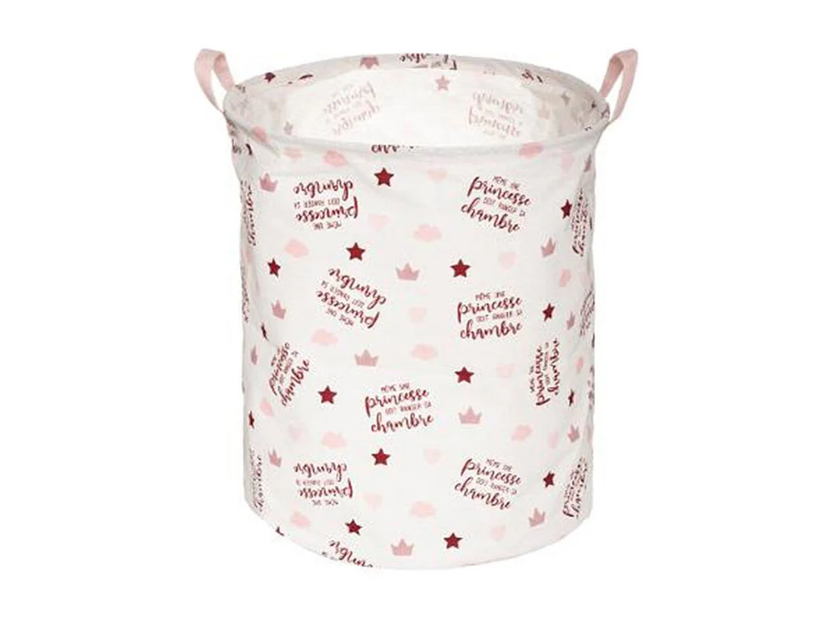 Panier de Rangement "Princesse" 50cm Blanc