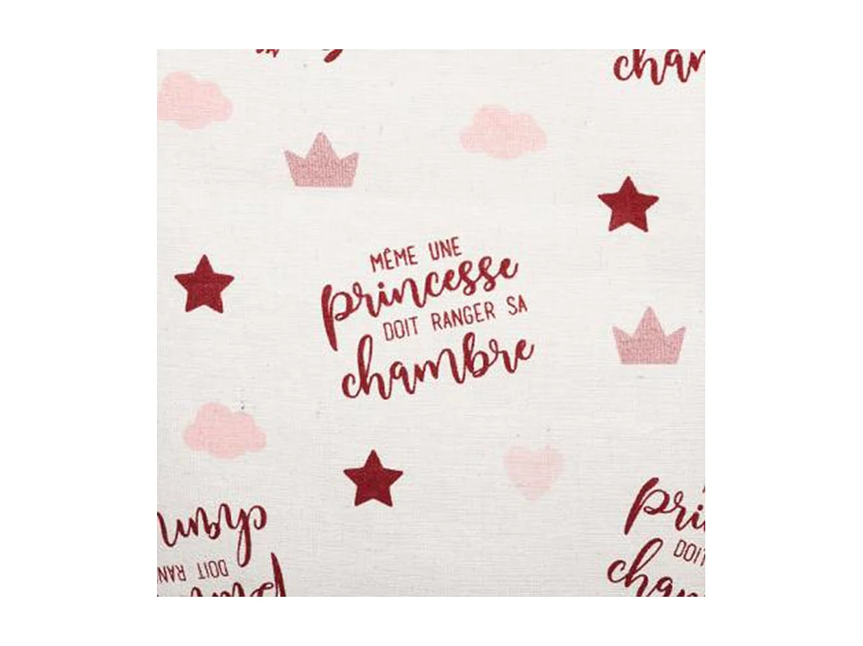 Panier de Rangement "Princesse" 50cm Blanc