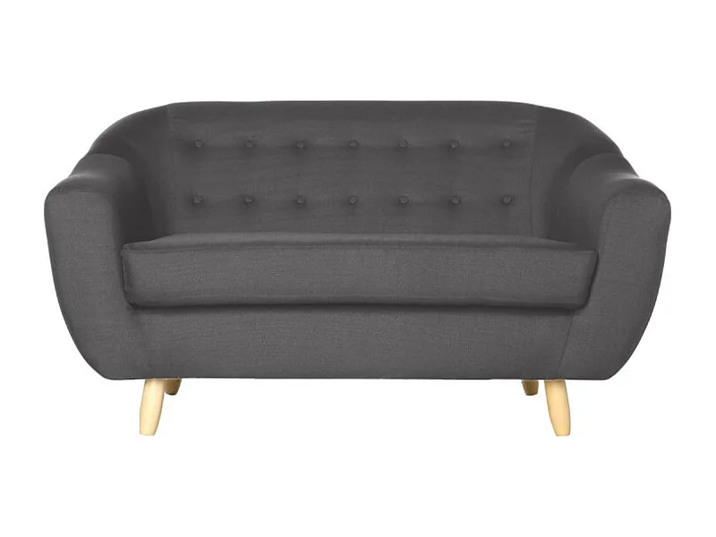 Canapé 2 Places "Rétro" 150cm Gris