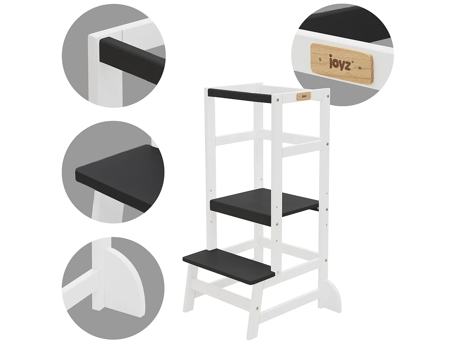 Torre de aprendizaje taburete de ayuda silla infantil trona de niños Joyz