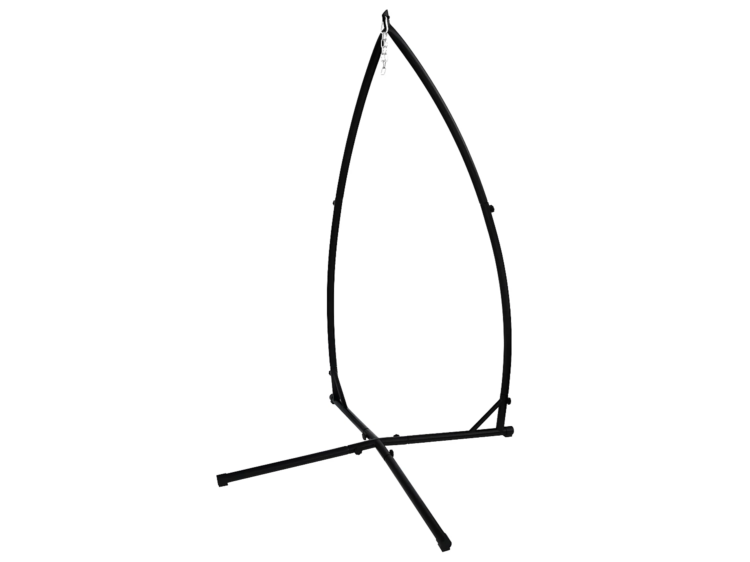 Cadre balançoire hamac chaise suspendu métal 220 cm ECD Germany