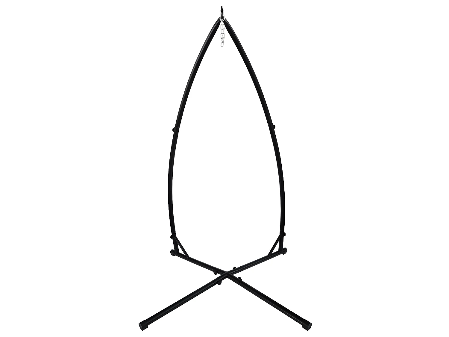 Cadre balançoire hamac chaise suspendu métal 220 cm ECD Germany