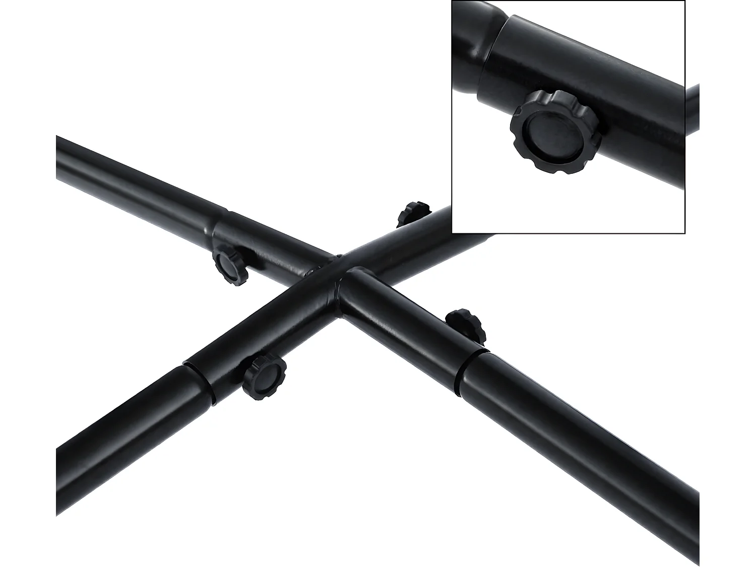 Cadre balançoire hamac chaise suspendu métal 220 cm ECD Germany