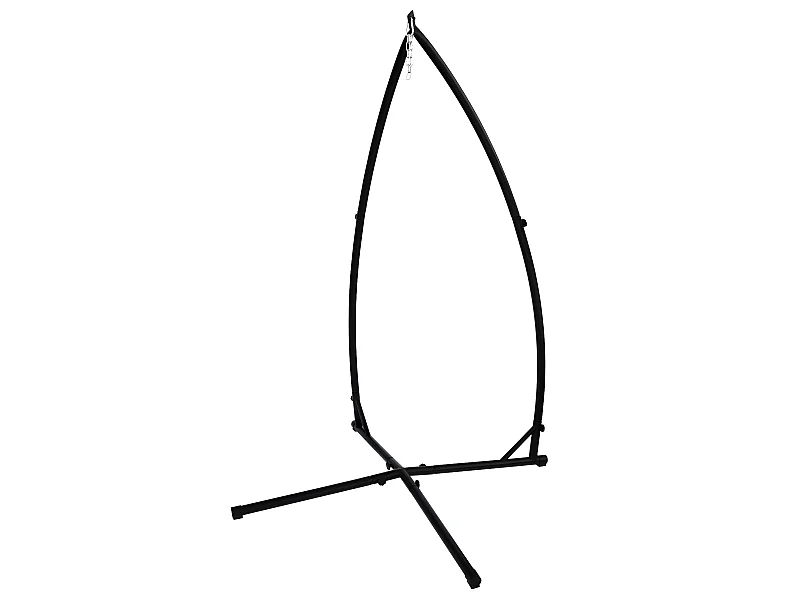 Cadre balançoire hamac chaise suspendu métal 220 cm ECD Germany