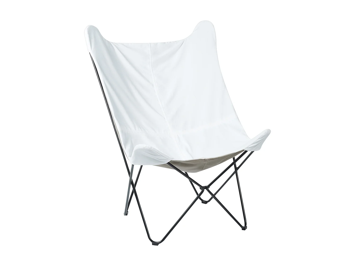 Fauteuil NYBRO Velours Blanc