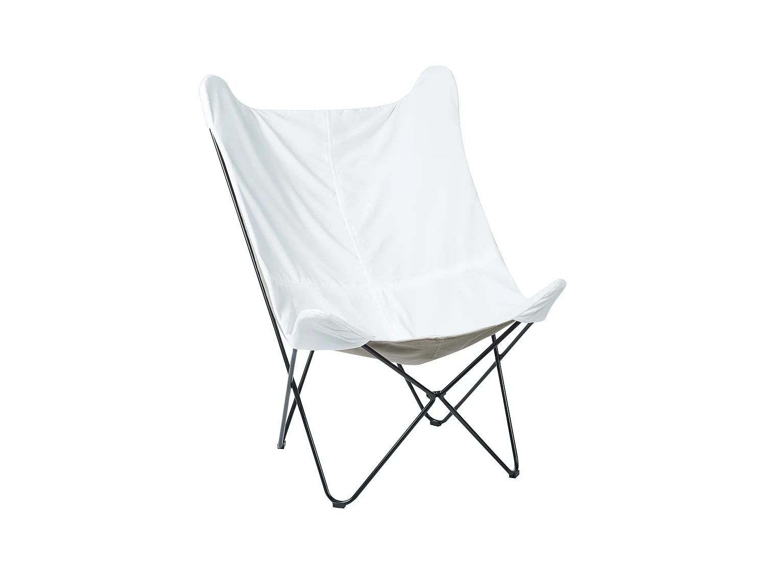 Fauteuil NYBRO Velours Blanc