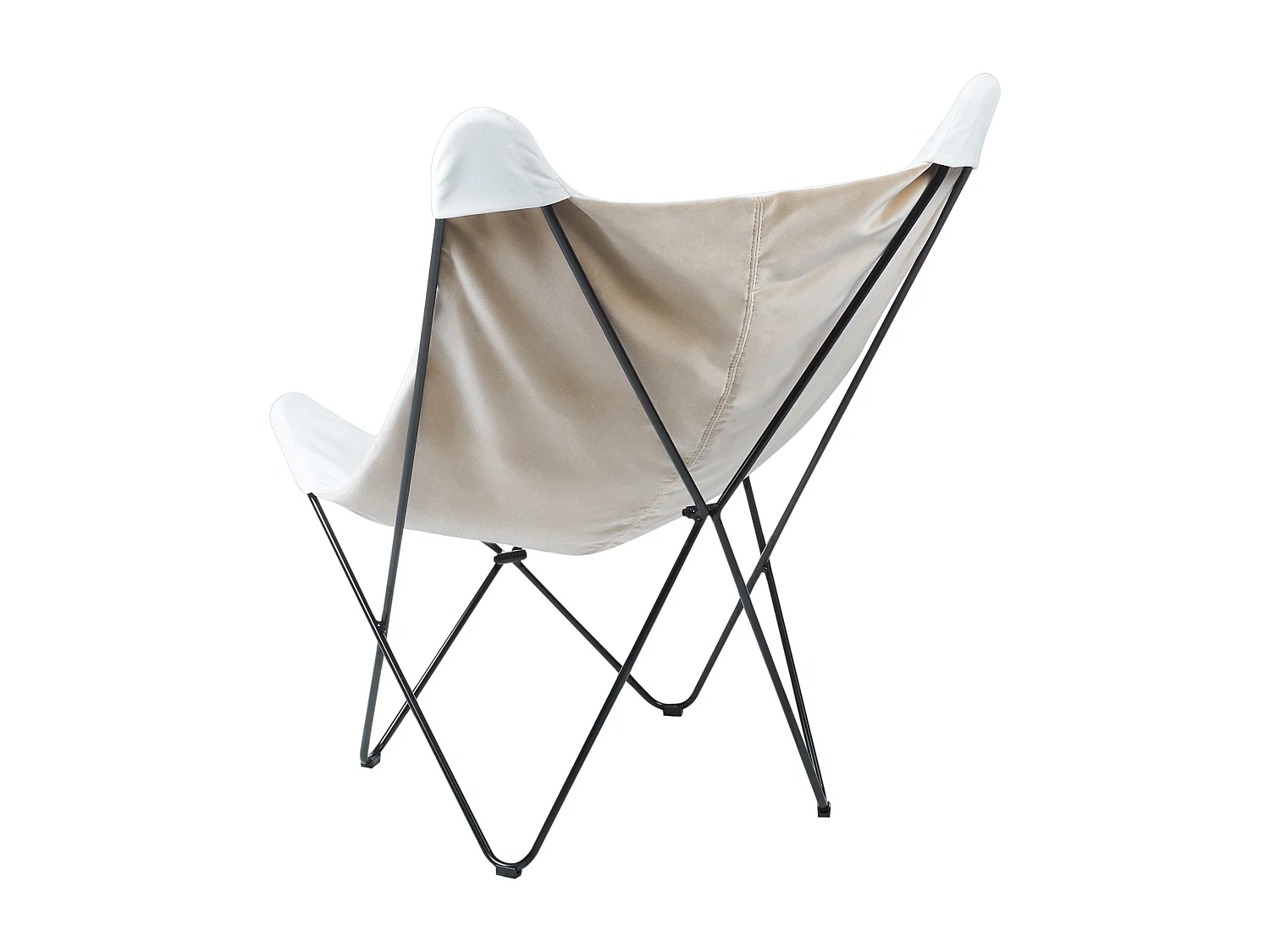 Fauteuil NYBRO Velours Blanc
