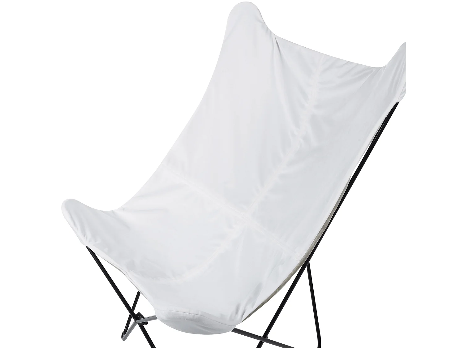Fauteuil NYBRO Velours Blanc