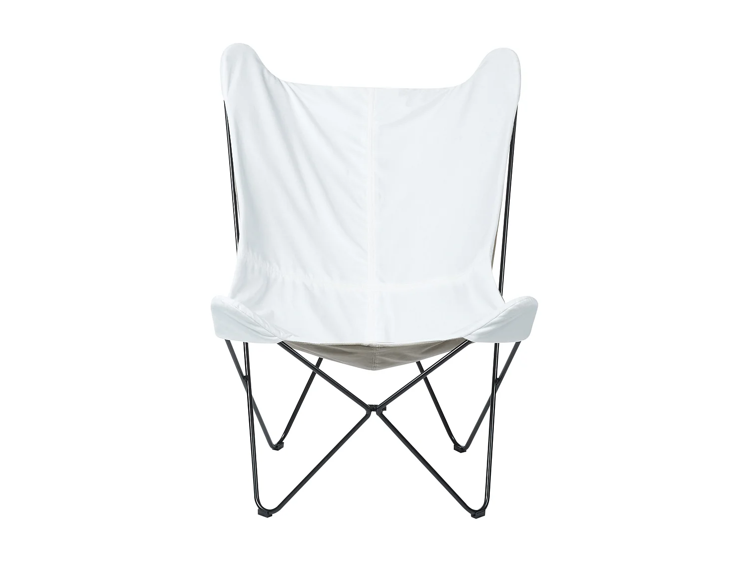 Fauteuil NYBRO Velours Blanc