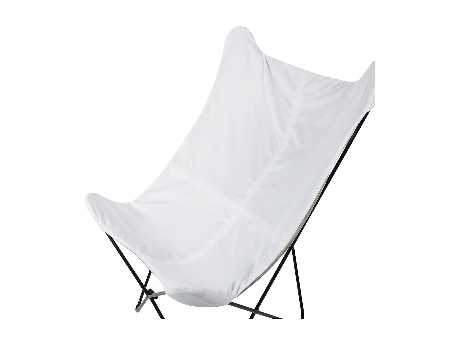 Fauteuil NYBRO Velours Blanc