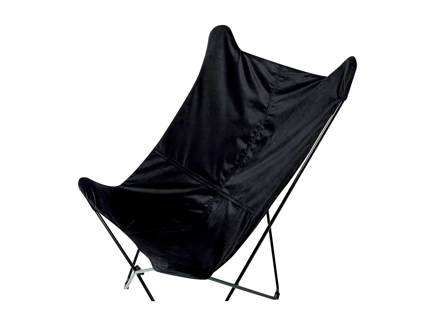 Fauteuil NYBRO Velours Noir