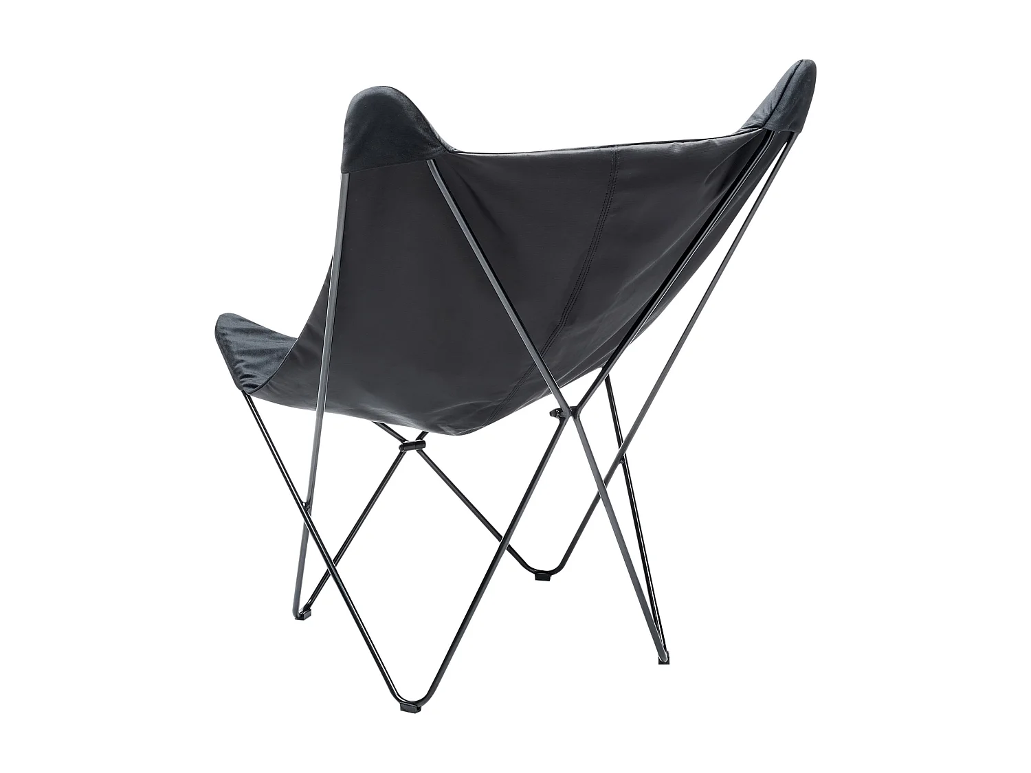 Fauteuil NYBRO Velours Noir