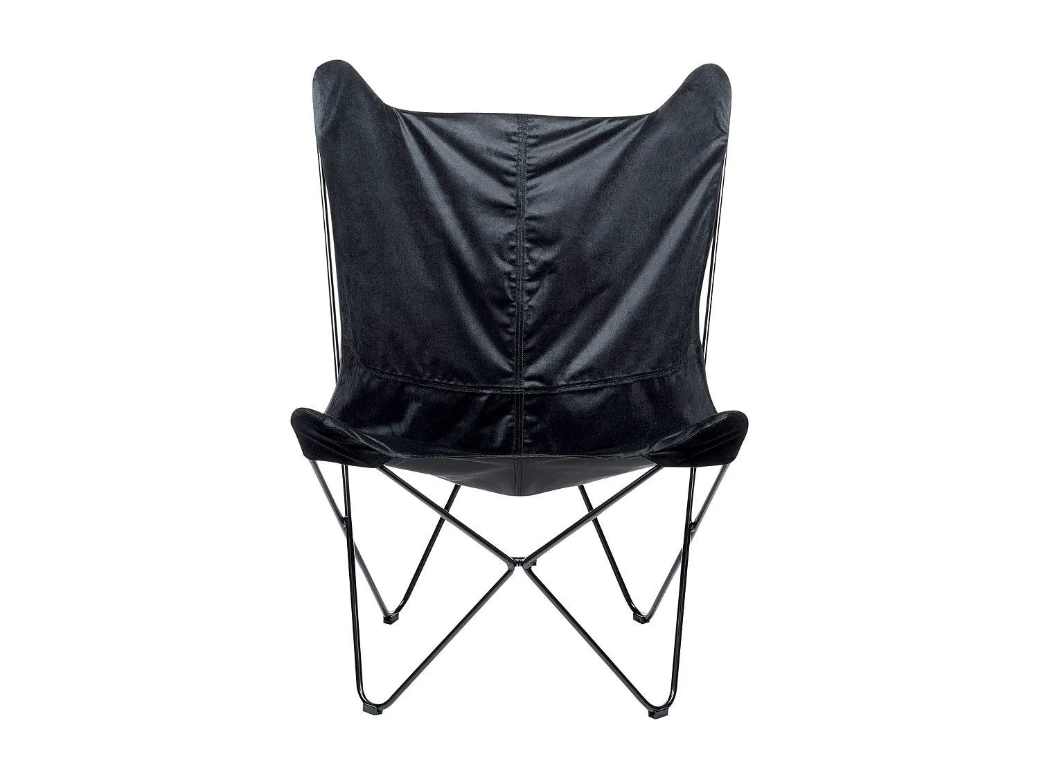 Fauteuil NYBRO Velours Noir