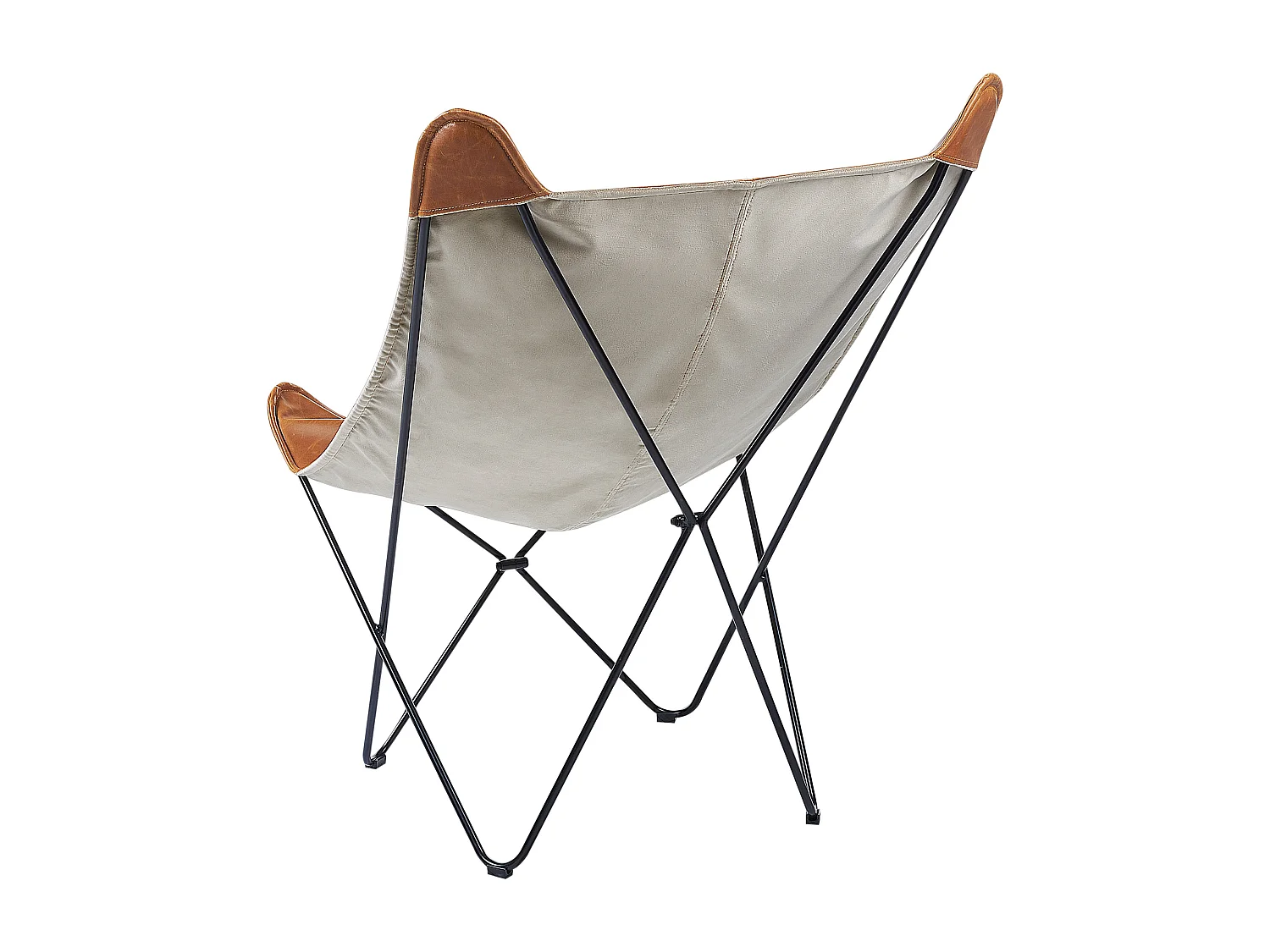 Fauteuil NYBRO Kunstleer Goudbruin