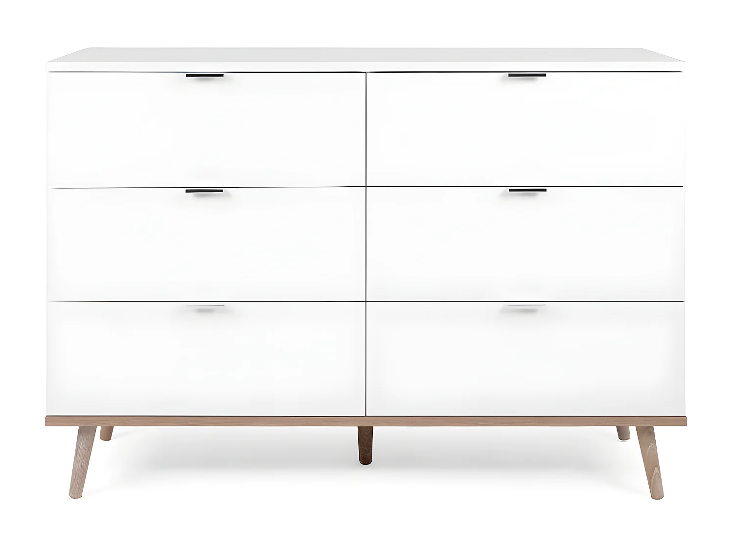 Kommode mit 6 Schubladen L120 cm - Kopenhagen