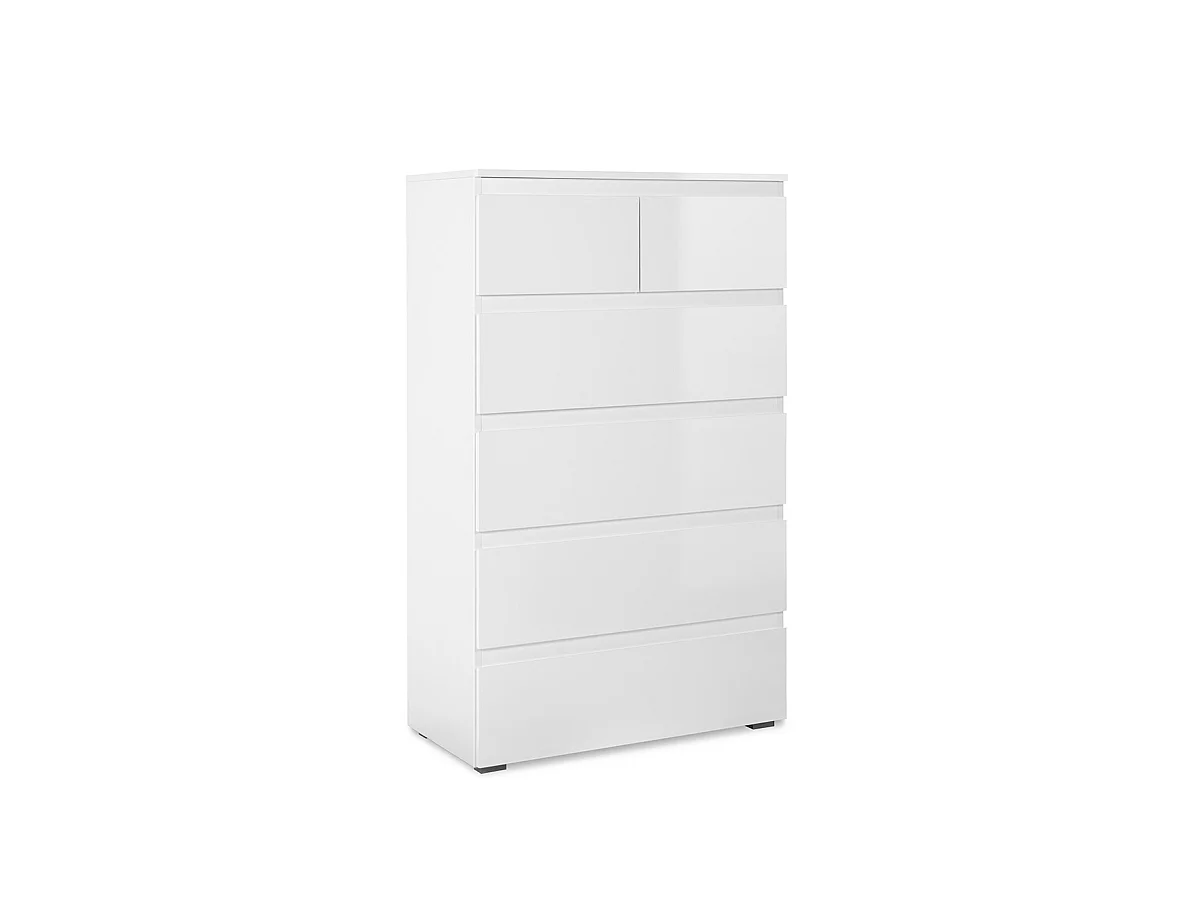 Hohe Kommode mit 6 Schubladen L80 x H131cm - Pretoria