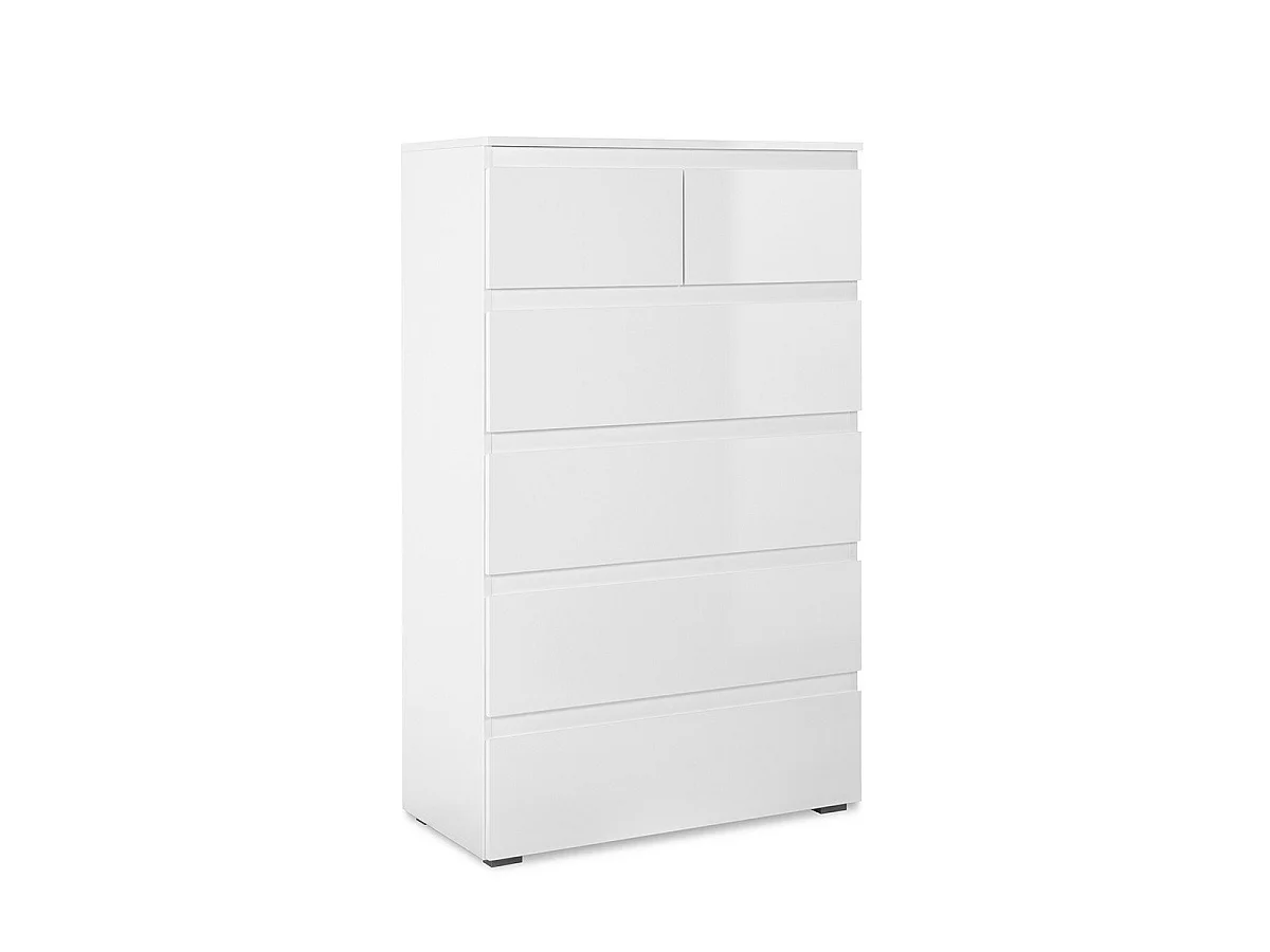 Hohe Kommode mit 6 Schubladen L80 x H131cm - Pretoria
