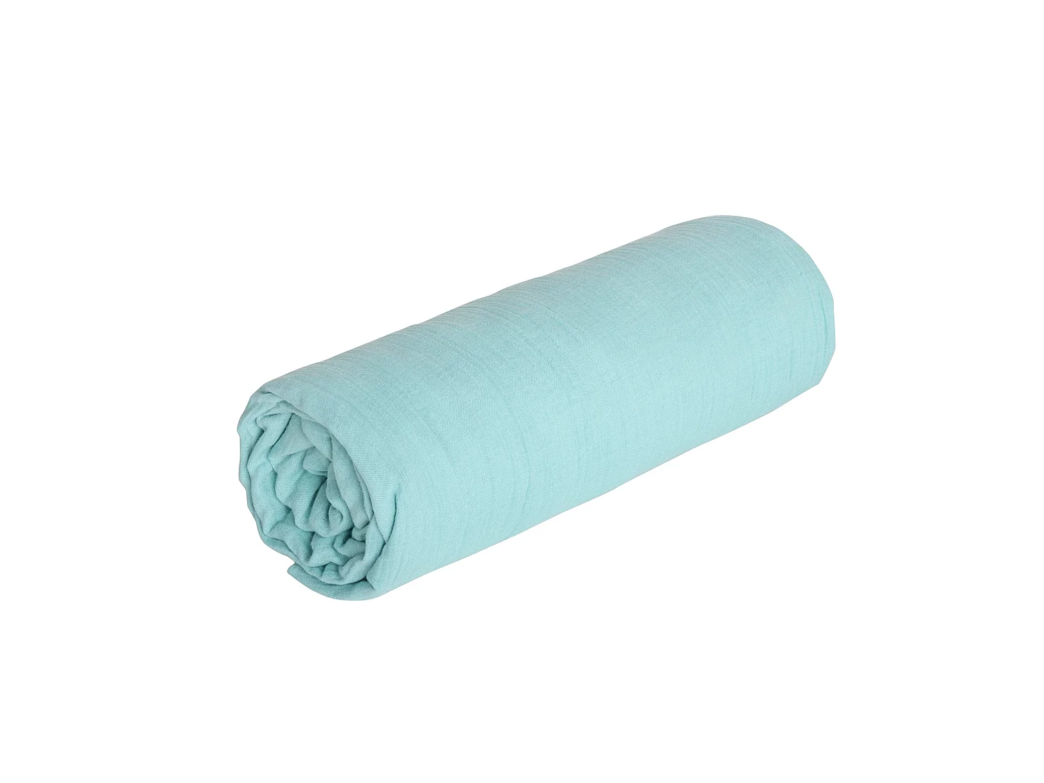 Drap housse bleu 200*200cm