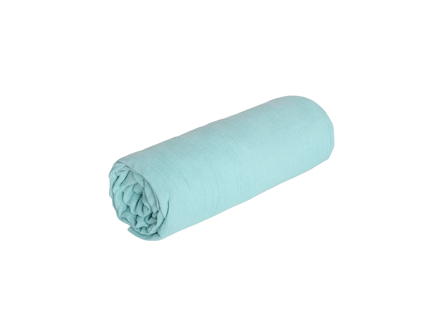 Drap housse bleu 200*200cm