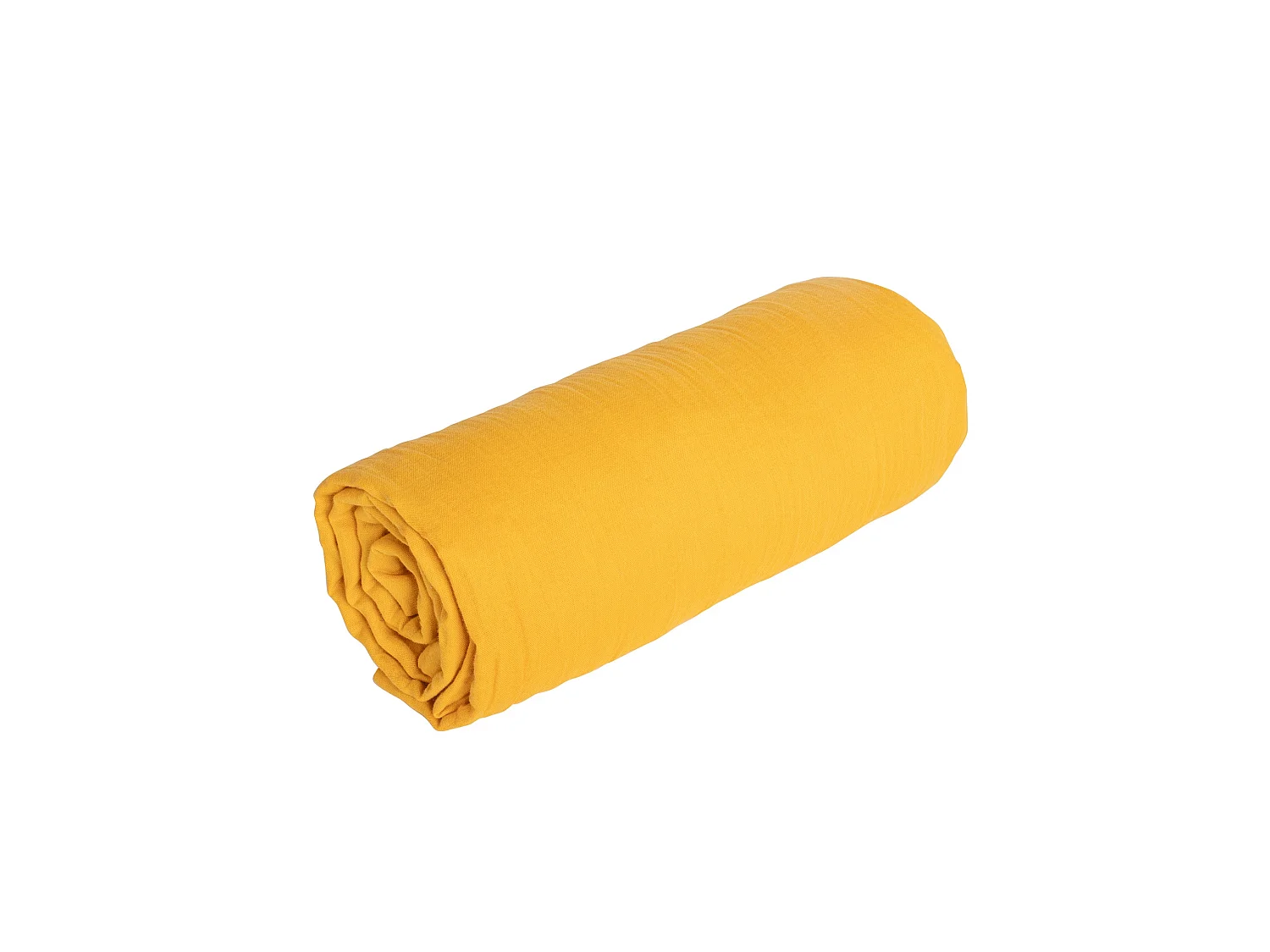 Drap housse jaune 200*200cm