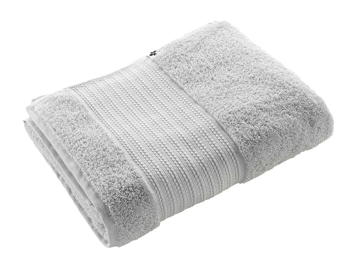 EMMA - Serviette de Bain 90x150cm en Coton Bio Coloris Nuage