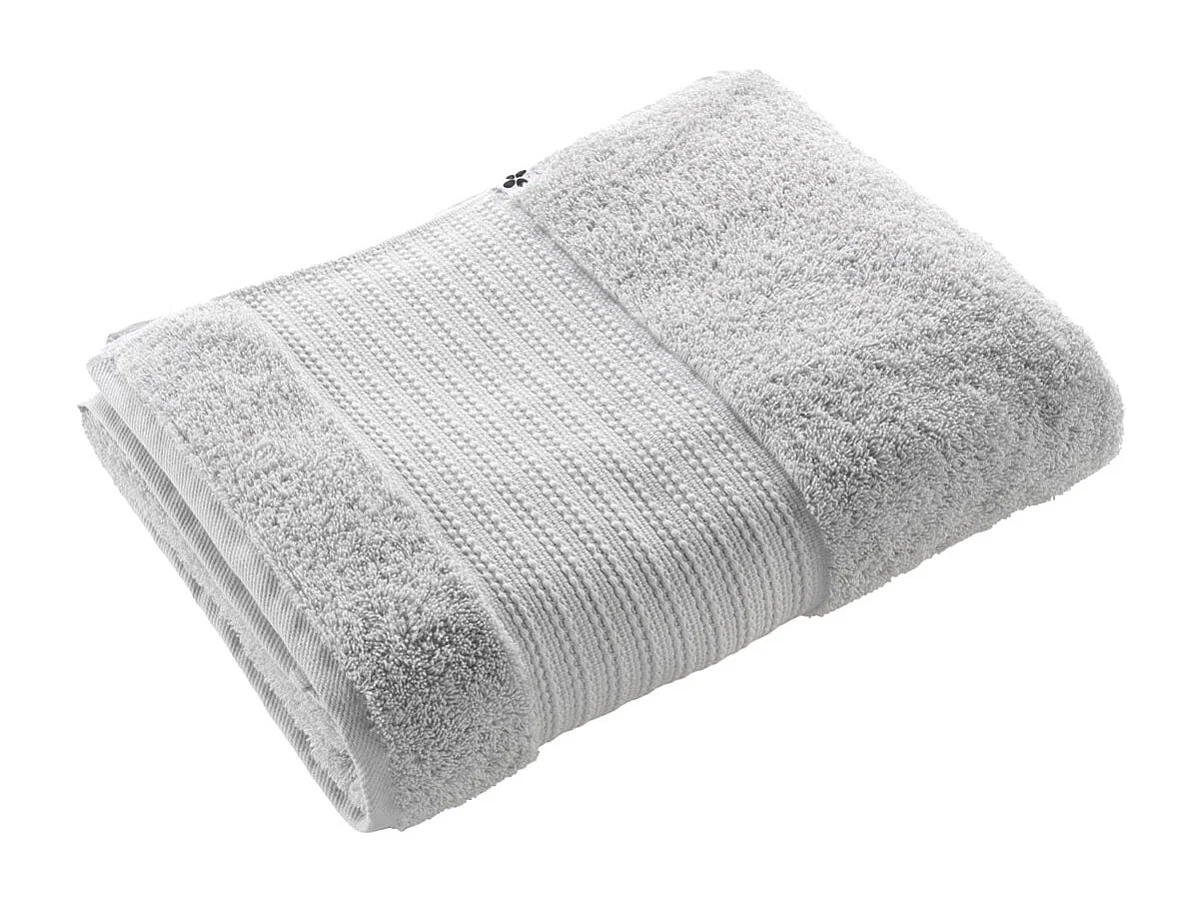 EMMA - Serviette de Bain 90x150cm en Coton Bio Coloris Nuage