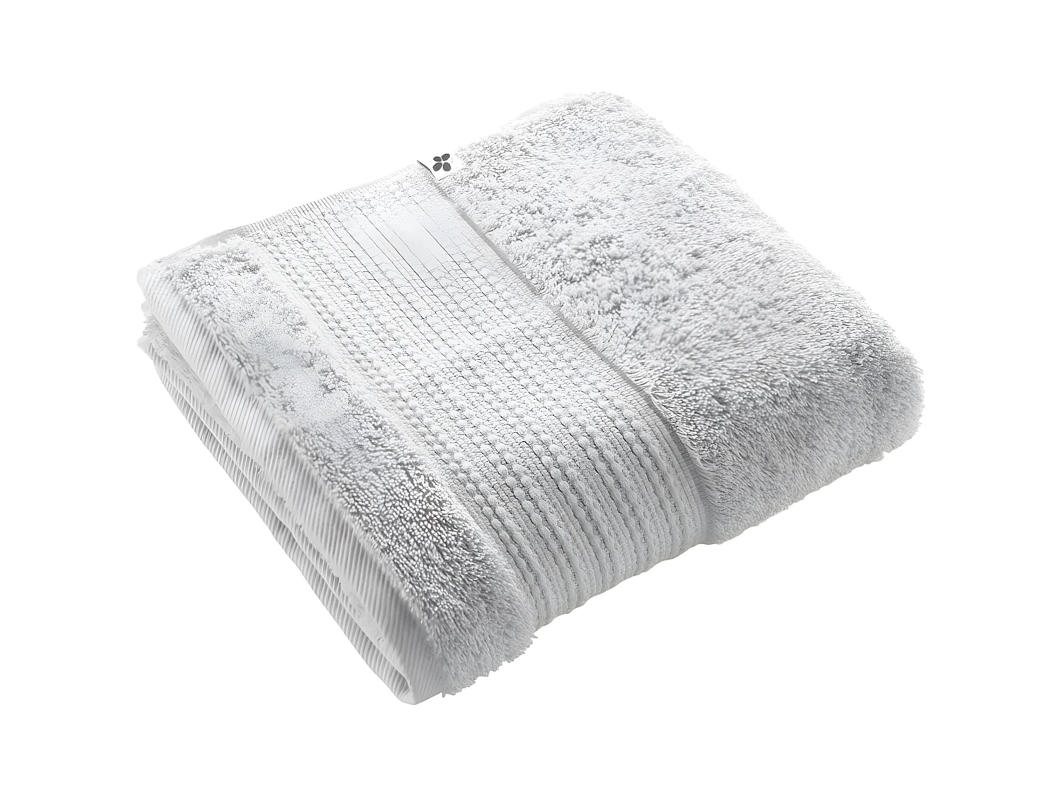 EMMA - Serviette de Toilette 50x90cm en Coton Bio Coloris Nuage