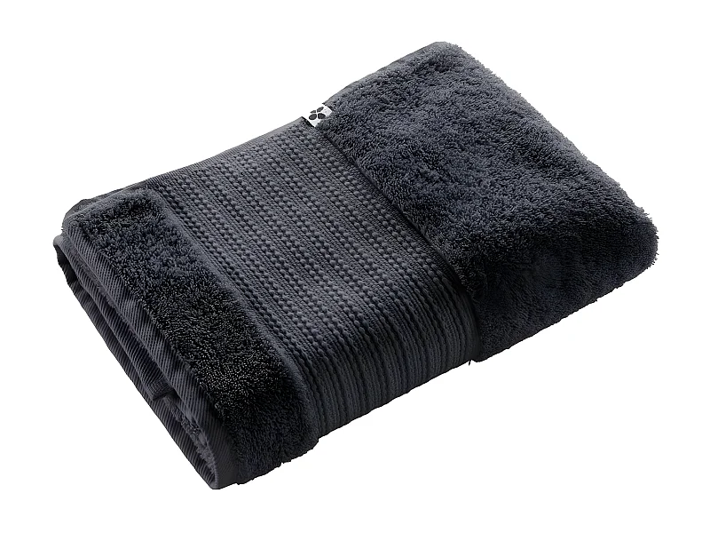 EMMA - Serviette de Douche 70x130cm en Coton Bio Coloris Orage