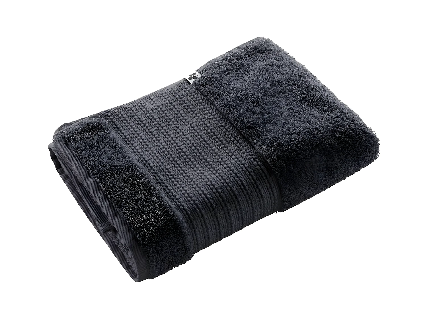 EMMA - Serviette de Douche 70x130cm en Coton Bio Coloris Orage