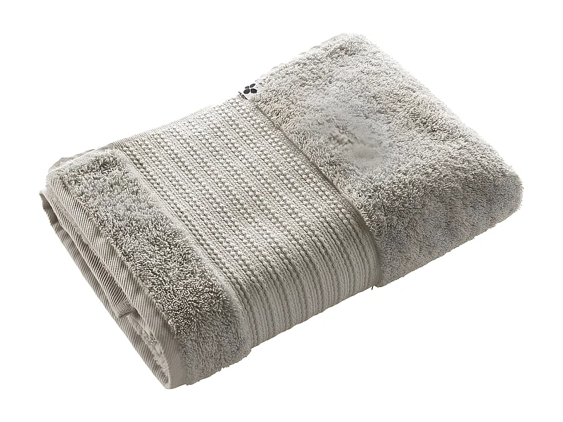EMMA - Serviette de Douche 70x130cm en Coton Bio Coloris Argile