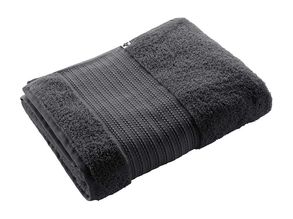 EMMA - Serviette de Bain 90x150cm en Coton Bio Coloris Orage