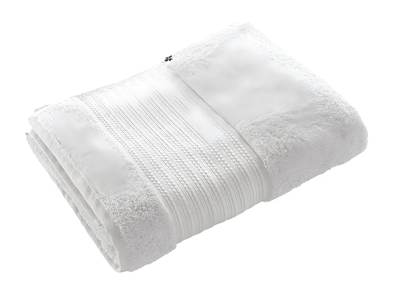 EMMA - Serviette de Bain 90x150cm en Coton Bio Coloris Chantilly