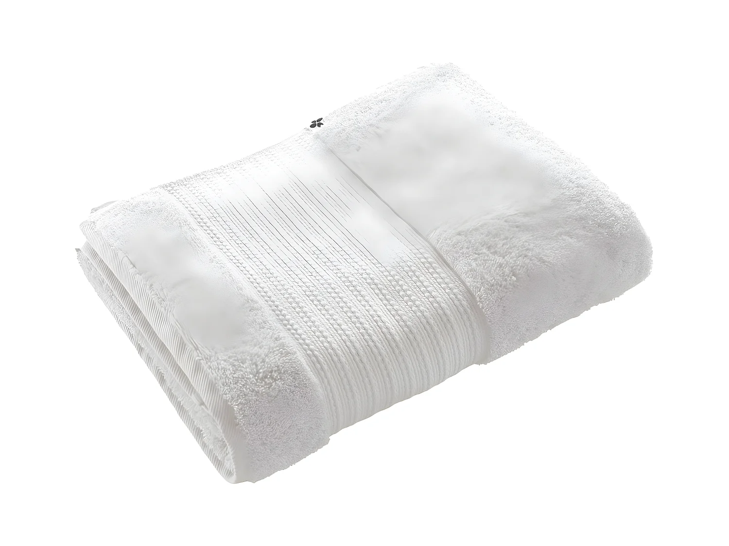 EMMA - Serviette de Bain 90x150cm en Coton Bio Coloris Chantilly