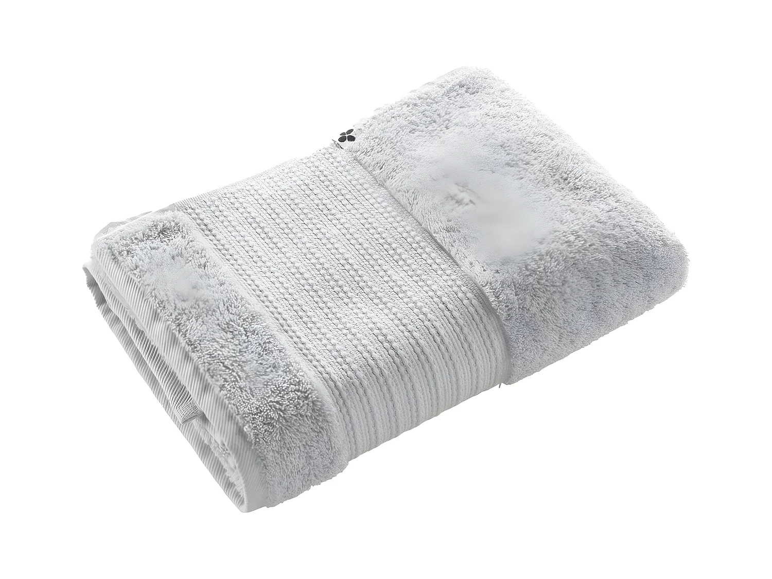 EMMA - Serviette de Douche 70x130cm en Coton Bio Coloris Nuage